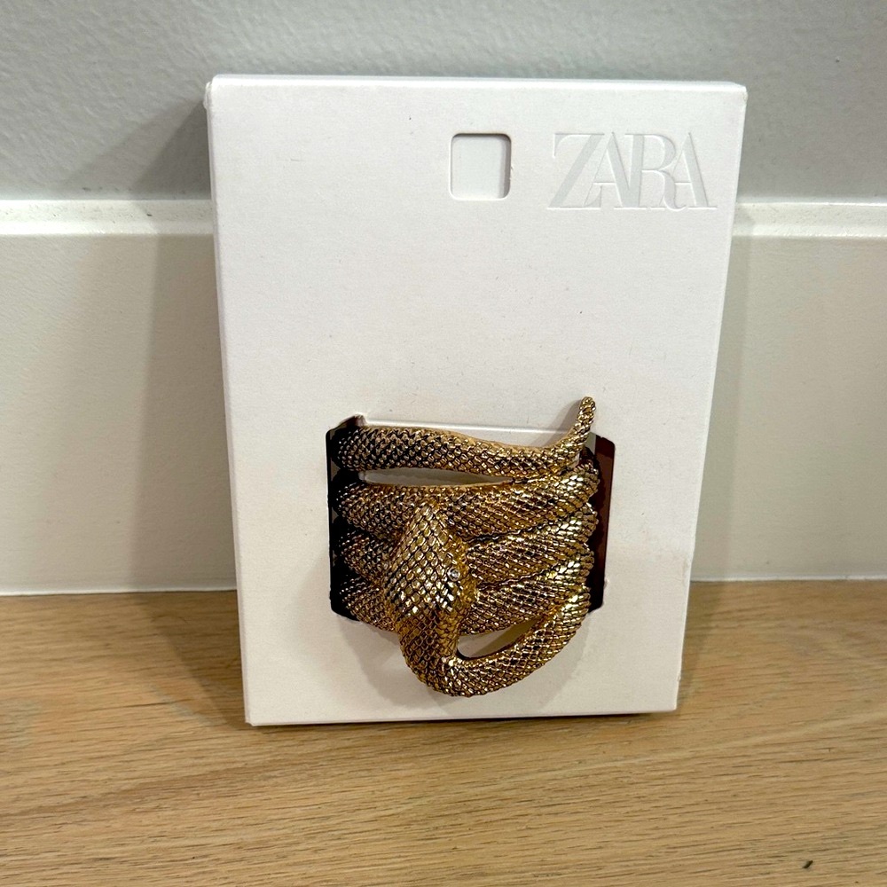 Zara Metallic Gold Serpent Bracelet